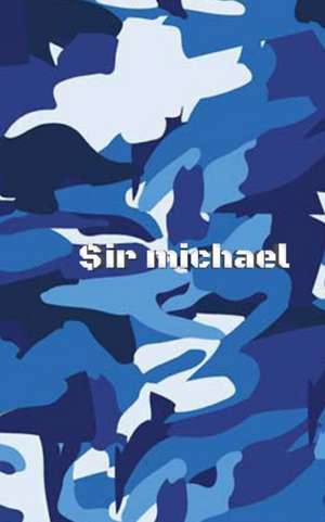 Blue Camouflage Sir Michael creative journal de Michael Huhn