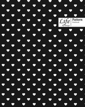 Hearts Pattern Composition Notebook de Design