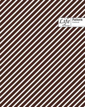 Striped Pattern Composition Notebook de Design