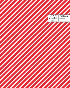 Striped Pattern Composition Notebook de Design