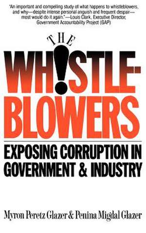 Whistleblowers de Myron P. Glazer