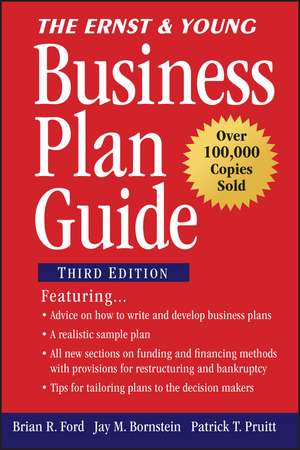 The Ernst and Young Business Plan Guide 3e de BR Ford