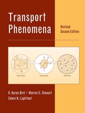 Transport Phenomena Revised 2e (WSE) de R. B. Bird