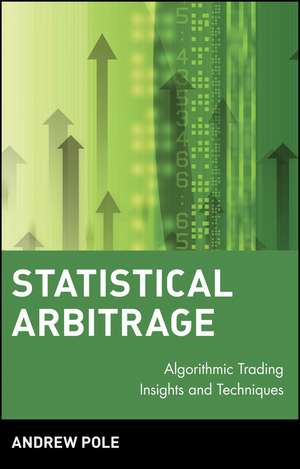 Statistical Arbitrage de Andrew Pole