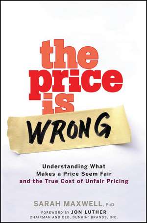The Price Is Wrong de Sarah Maxwell