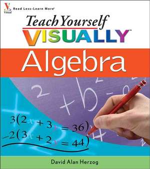 Teach Yourself Visually Algebra de David Alan Herzog