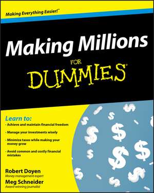 Making Millions For Dummies de R Doyen