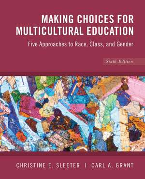 Making Choices for Multicultural Education – Five Approaches to Race, Class and Gender 6e de CE Sleeter