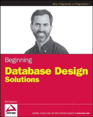 Beginning Database Design Solutions +Website de R. Stephens