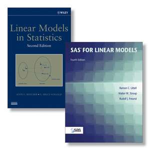 SAS System for Linear Models 4e and Linear Models in Statistics 2e Set de RC Littell