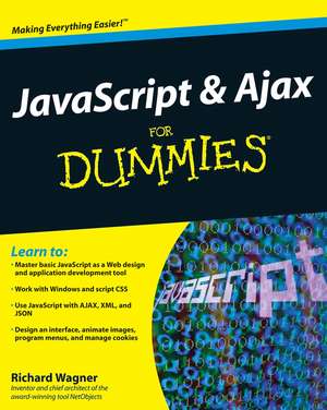 JavaScript and AJAX For Dummies de Andy Harris