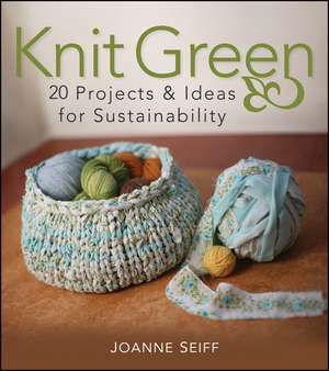 Knit Green: 20 Projects and Ideas for Sustainability de Joanne Seiff