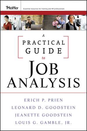 A Practical Guide to Job Analysis de EP Prien