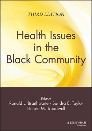 Health Issues in the Black Community 3e de RL Braithwaite