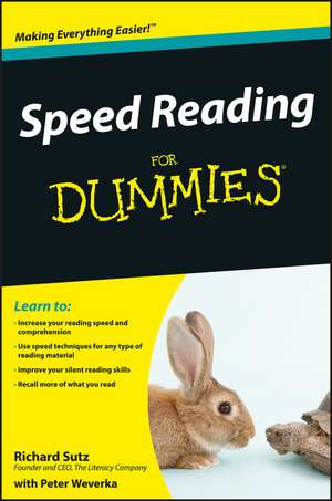 Speed Reading For Dummies de R Sutz