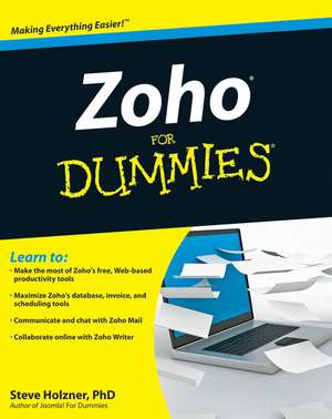 Zoho For Dummies de S. Holzner