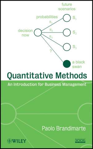 Quantitative Methods – An Introduction for Business Management de P Brandimarte