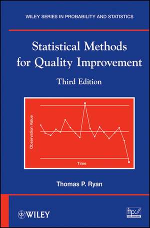 Statistical Methods for Quality Improvement 3e de TP Ryan