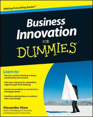 Business Innovation For Dummies de A Hiam