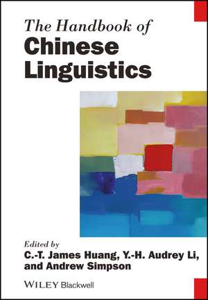 The Handbook of Chinese Linguistics de CTJ Huang