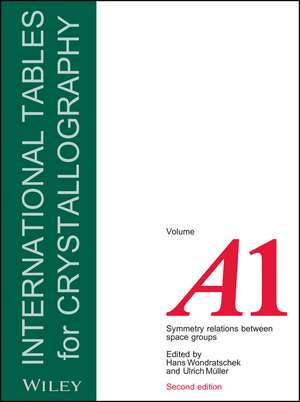 International Tables for Crystallography VA1 – Symmetry Relations between Space Groups 2e de H Wondratschek