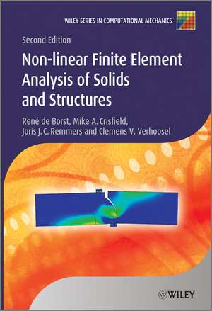 Nonlinear Finite Element Analysis of Solids and Structures, 2e de R de Borst