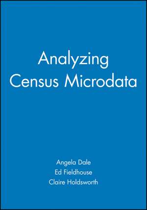 Analyzing Census Microdata de Dale