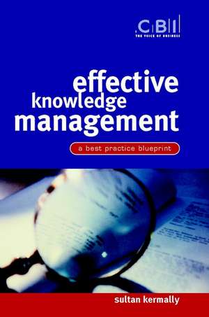 Effective Knowledge Management de Sultan Kermally