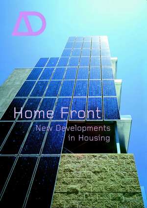 Home Front – New Developments in Housing de L Bullivant