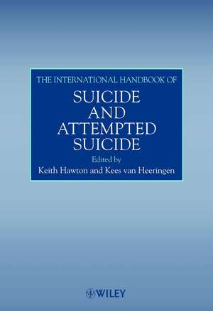 The Internatonal Handbook of Suicide & Attempted Suicide de K Hawton