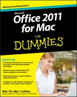 Office 2011 for Mac For Dummies de B LeVitus