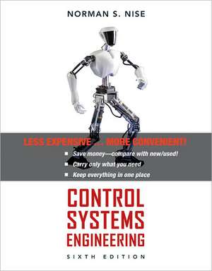 Control Systems Engineering, Binder Version de Norman S. Nise