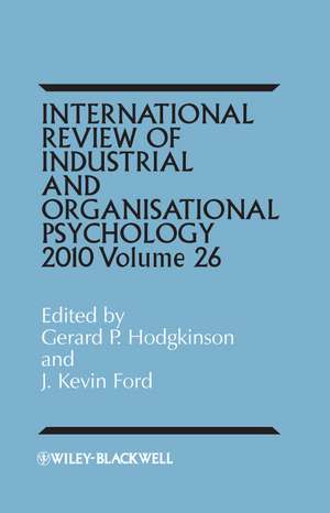 International Review of Industrial and Organizational Psychology 2011 V26 de GP Hodgkinson