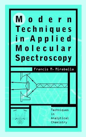 Modern Techniques in Applied Molecular Spectroscopy de FM Mirabella