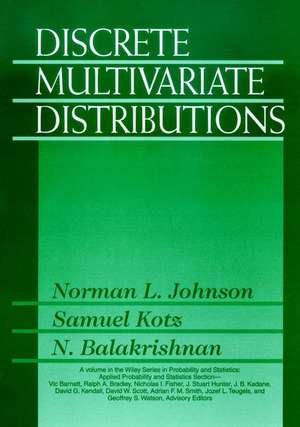 Discrete Multivariate Distributions de NL Johnson