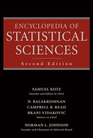 Encyclopedia of Statistical Sciences 2e 16 Vol Set de S. Kotz