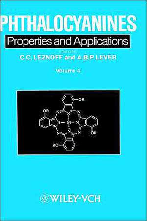 Phthalocyanines – Properties and Applications V 4 de CC Leznoff