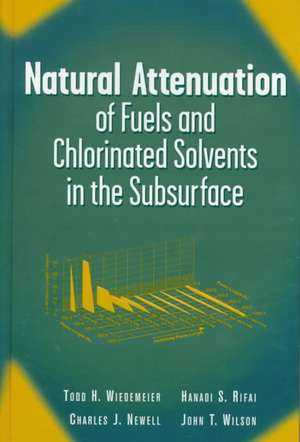 Natural Attenuation of Fuels and Chlorinated Solve Solvents in the Subsurface de TH Wiedemeier