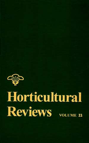 Horticultural Reviews V22 de V Janick