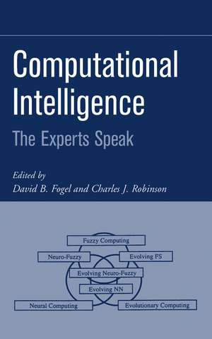 Computational Intelligence – The Experts Speak de DB Fogel