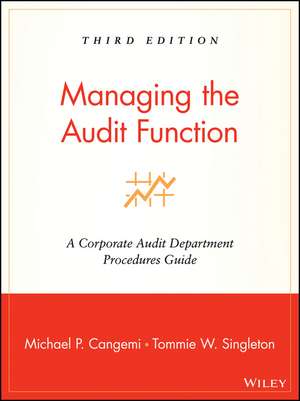 Audit Function 3e de Cangemi