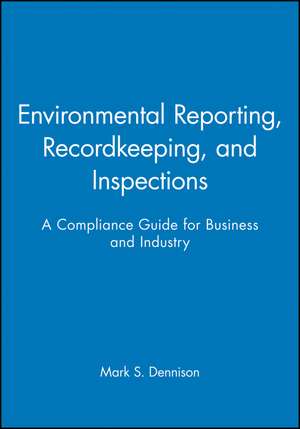 Reporting Recordkeeping Inspections de Dennison