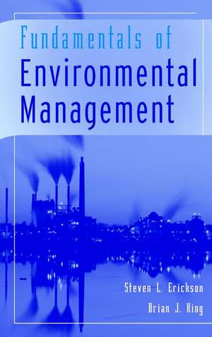 Fundamentals of Environmental Management de SL Erickson