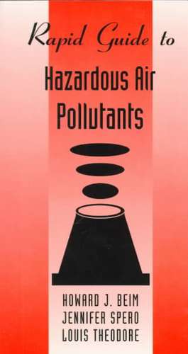 Rapid Guide to Hazardous Air Pollutants de Theodore