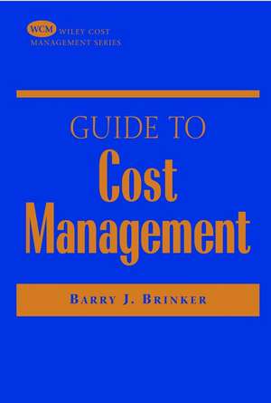 Cost Management de Brinker