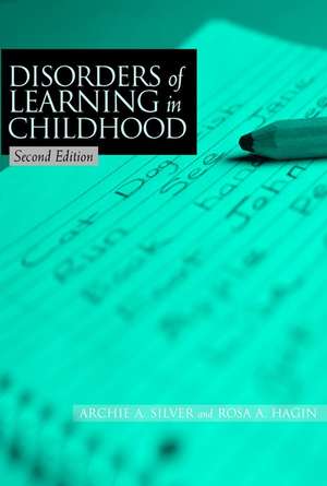 Learning Disorders 2/e de Silver