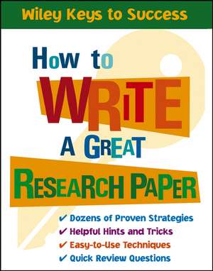 How to Write a Great Research Paper de Book Builders