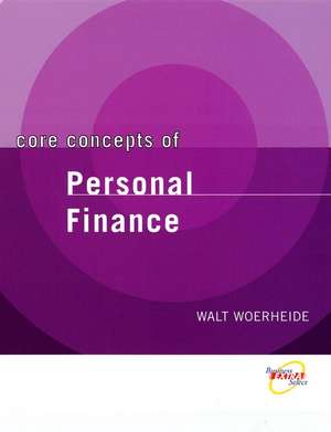 Core Concepts of Personal Finance de W Woerheide