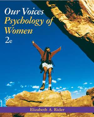 Our Voices – Psychology of Women 2e de EA Rider