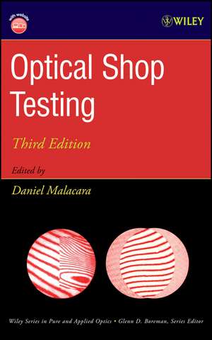 Optical Shop Testing de Daniel Malacara